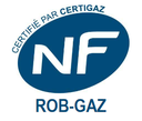 ROBINET TOURNANT SPHERIQUE GAZ F/F 1" PASSAGE TOTAL / 5 BAR NF078 ROB562
