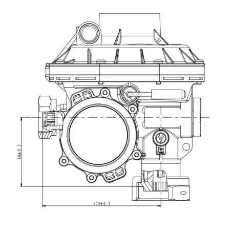 DETENDEUR BCH30 /300MBAR EQ SECU EC JSC15/EC JPG25 NF404 AE GRDF 8451302 REG130