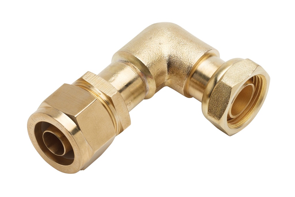 RACCORD 90°  DN 15  PE 20 -  JSC ECROU G 3/4" NF136 RAC053 8236022