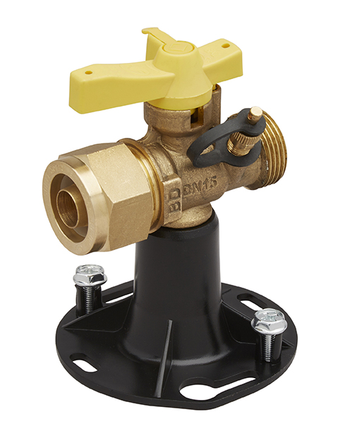 ROBINET E1 PE20 M.JSC15 1/4 T.SOCLE ET VIS DE CONDAMN PRISE ESS. NF078 ROE121 8403036