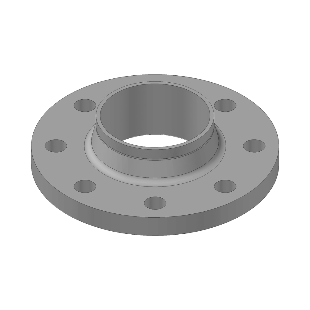 BRIDE A COLLERETTE ACIER FORGE DN125 139.7X4.0 PN10/16 8 TROUS M18 P250GH NF EN 1092-1 TYPE 11/B1 BRI125 §