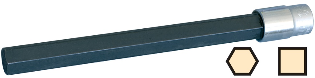 DOUILLE PRISE DE BRANCHEMENT TUBES PE HEXA-CARRE 17MM LONG 175MM