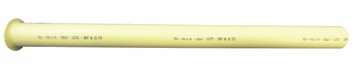 FOURREAU DROIT JAUNE PVC POUR TUBE PE D20/32 8620372 FOUD1525 §