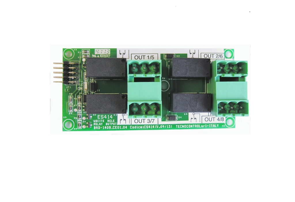 CARTE D'EXTENSION 4 RELAIS POUR CE408P