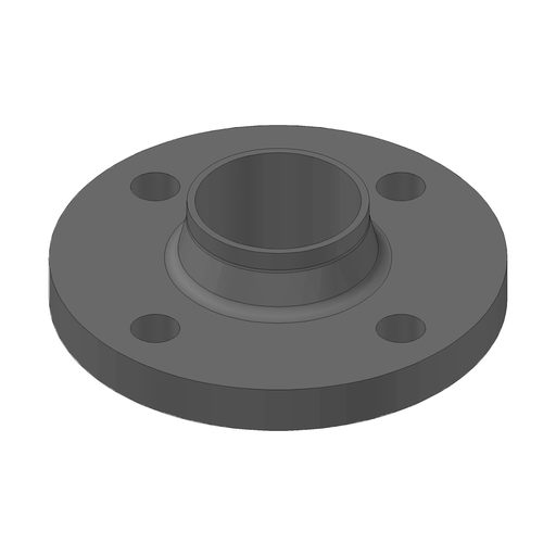 [BRI001] BRIDE A COLLERETTE ACIER FORGE DN25 33.7X2.6 PN10/40 4 TROUS M14 NF EN 1092-1 TYPE 11/B1 BRI025