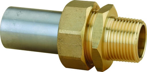 [CHU2600-051] RACCORD 3P CAL15 M1/2" AC21.3 CONIQUE 6.25% NF540 (NF RAC-GAZ) RAC310