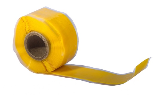 [PNGPKA04] RUBAN DE PROTECTION ET REPARATION AUTO-ADHESIF JAUNE 3M ( SILICONE )