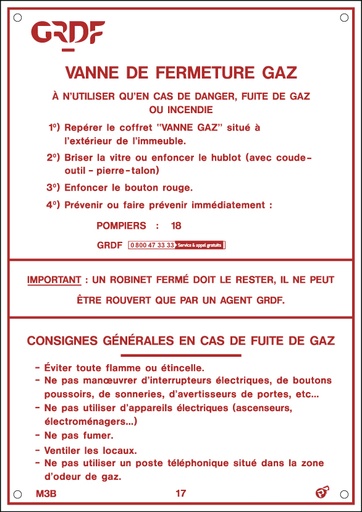 [PUISE916MP] PLAQUE CONSIGNE M3B COF VG ROB POUSSOIR + HUBLOT 8642103 ETI003